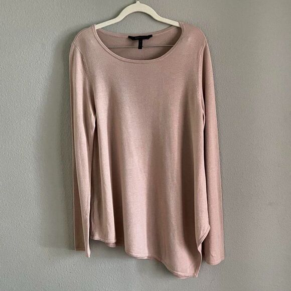 BCBGMaxAzria Top Crewneck Sweater Long sleeve size M - Picture 1 of 9